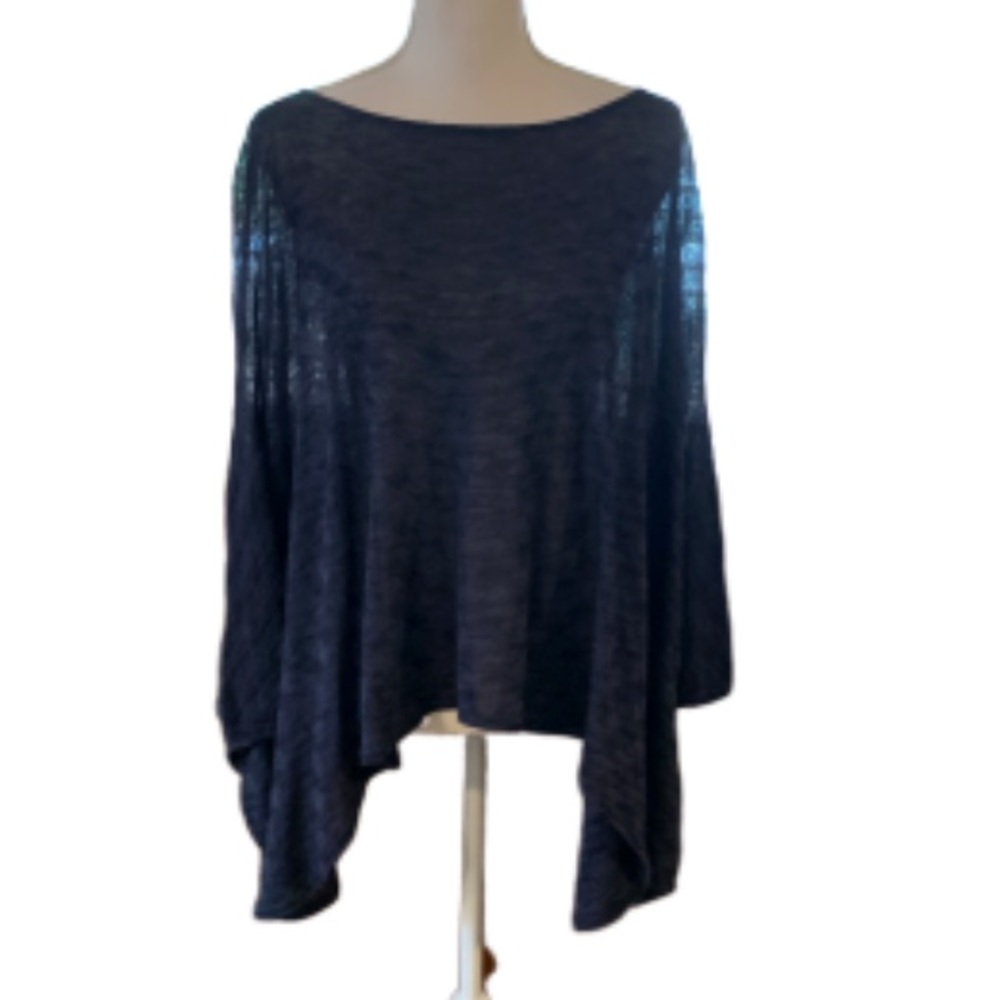 Sarah Spencer dark blue blouse shirt